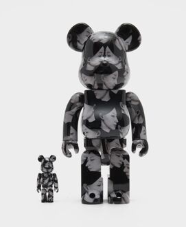 Medicom BE@RBRICK BLACK Scandal Yohji Yamamoto 100% 400%, zwart - One Size