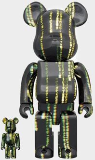 Medicom BE@RBRICK The Matrix Resurrections 100% and 400%, zwart - One Size