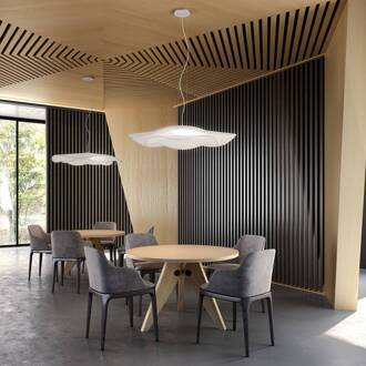 Mediterrània LED hanglamp 2 kappen wit