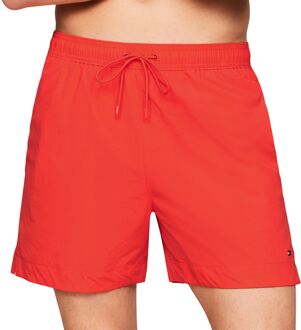 Medium Drawstring Zwemshort Heren rood - XL