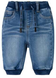 Medium Fleece Jeans Nbmben Blauw Denim - 62