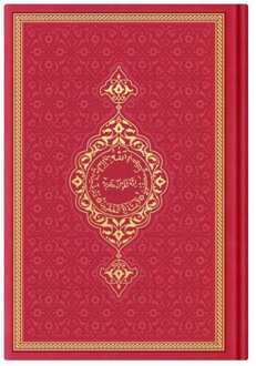 Medium Size Thermo Lederen Heilige Koran (Rood, Verzegeld)