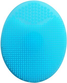 Meeëter Diepe Reiniging Gezicht Borstels Gezicht Wassen Pad Siliconen Exfoliërende Poriën Verwijderen Voor Baby Hoofd Borstel Blauw