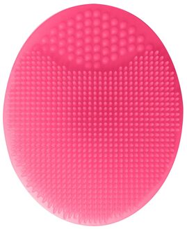 Meeëter Diepe Reiniging Gezicht Borstels Gezicht Wassen Pad Siliconen Exfoliërende Poriën Verwijderen Voor Baby Hoofd Borstel roos rood