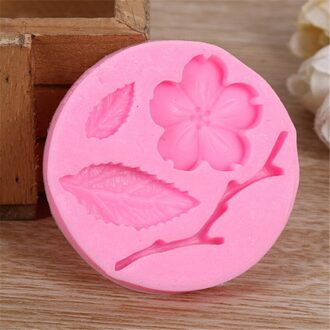 Meeldraden Hart Bloem Veiner Silicone Mold Fondant Sugarcraft Gumpaste Hars Klei Water Papier Cake Decorating Gereedschap