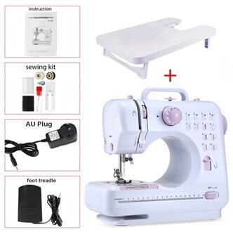 Meerdere Elektrische Naaimachine Desktop Overlock Diy Kleding Dikke Naaien 12 Steken Verstelbare Snelheid 505A Usb Hicello AU plug en table