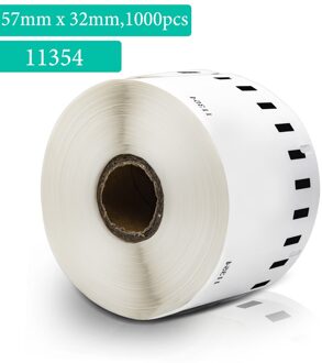 Meerdere Maten Label Roll Lw 11352 11354 30252 99010 30256 Label Compatibel Voor Dymo Labelwriter 400 450 450Turbo Label printer