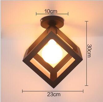 Meerdere Staaf Smeedijzeren Plafond Verlichting Nordic Vintage Industriële Loft Plafond Lampen Voor Thuis Verlichtingsarmaturen B / 4 Heads