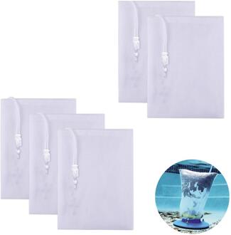 Meerdere Stukken Zwembad Blad Stofzuiger Vervanging Zwemmen Schoonmaak Tool Filter Zak 2/3/5/6 stuks Filter Tas T @