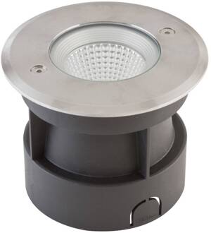 Meerkat, rond, 60°, roestvrij staal, 3W, 3.000K