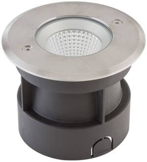 Meerkat, rond, 60°, roestvrij staal, 6W, 4.000 K