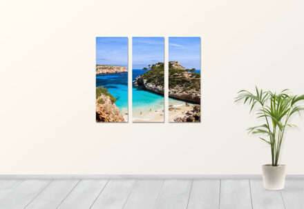 Meerluik canvas Drieluik