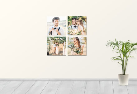 Meerluik canvas fotogalerij Vierluik vierkant