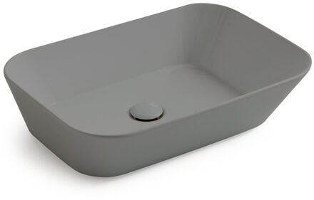 Mees - Opbouw Waskom Rechthoek 60x42x16.5 cm - Mat Grijs