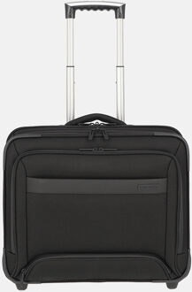 Meet 2 Wheel Business Trolley black handbagage koffer pilotenkoffer Zwart - H 38 x B 43 x D 20 cm