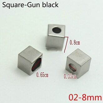 Meetee 50 Stuks 8 Mm/13 Mm Metalen Stpper Sling Touw Aanpassing Gesp Handmatige Diy Trui Hoed Decoratieve Knop kledingstuk Naaien Materiaal 02-8mm