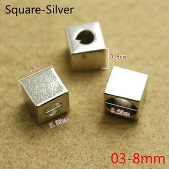 Meetee 50 Stuks 8 Mm/13 Mm Metalen Stpper Sling Touw Aanpassing Gesp Handmatige Diy Trui Hoed Decoratieve Knop kledingstuk Naaien Materiaal 03-8mm