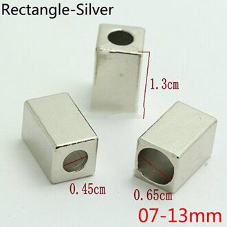 Meetee 50 Stuks 8 Mm/13 Mm Metalen Stpper Sling Touw Aanpassing Gesp Handmatige Diy Trui Hoed Decoratieve Knop kledingstuk Naaien Materiaal 07-13mm