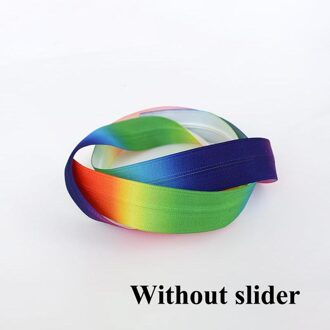 Meetee 5Yards 3 #5 # Nylon Open-End Waterdichte Ritsen Voor Naaien Diy Kleurrijke Zip Sewings Sport jas Kleding Beschikbaar ZK545 5 yard / 3#