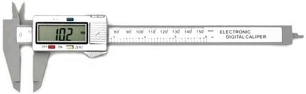 Meetinstrument Roestvrij Staal Digitale Schuifmaat 0-150Mm Messschieber Paquimetro Meetinstrument Schuifmaat Zilver