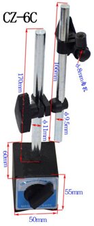 Meetklok Gauge Universele Magnetische Base Holder Stand Tafel Schaal Precisie Indicatoren Centrum Finder Meting Tool Blauw