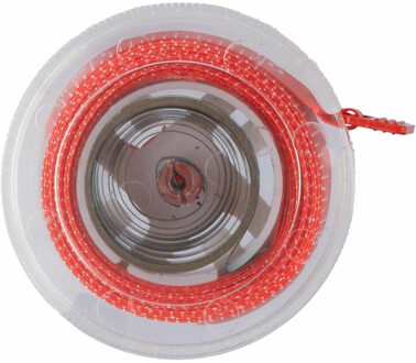 Meetlint/rolmaat - rood - 1.5M - compact - oprolbaar - reisformaat - kunststof