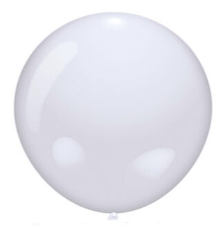 Mega ballon wit 90 cm diameter - Ballonnen