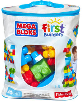 Mega Bloks First Builders blokkenzak - 60 stuks Multikleur