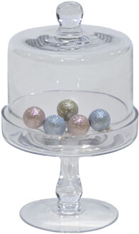 Mega Collections decoratie stolp - Motion - glas - 14 x 23 cm - decoratieve stolp