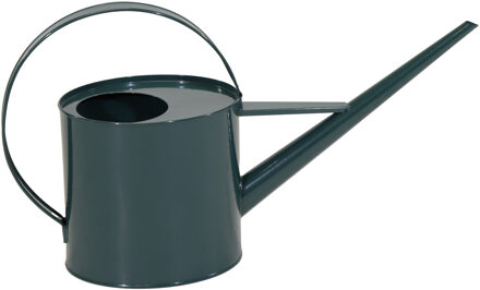 Mega Collections Gieter/plantengieter Olivera - metaal - donkergroen - 2 liter - met lange schenktuit