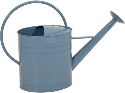 Mega Collections Gieter Retro - metaal - blauw - 9 liter - 58 x 40 cm