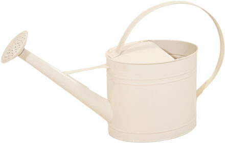 Mega Collections Gieter Retro - metaal - creme wit - 7 liter - 47 x 36 cm