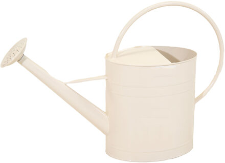 Mega Collections Gieter Retro - metaal - creme wit - 9 liter - 58 x 40 cm