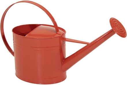 Mega Collections Gieter Retro - metaal - rood - 7 liter - 47 x 36 cm