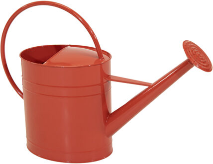 Mega Collections Gieter Retro - metaal - rood - 9 liter - 58 x 40 cm