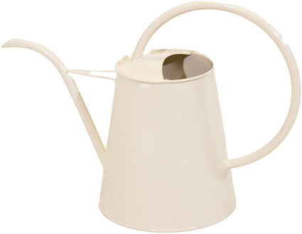 Mega Collections plantengieter Olivera - metaal - creme wit - 3L