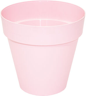 Mega Collections Plantenpot - kunststof - lichtroze - D29 cm