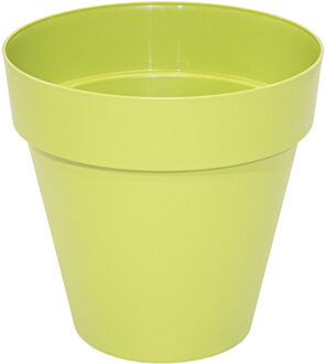 Mega Collections Plantenpot - kunststof - lime groen - D34 cm