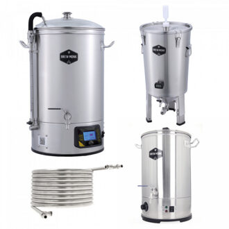 Mega Deal: Brew Monk B40 wifi & vergistingsvat 30 l & Counterflow chiller & spoelwaterverwarmer