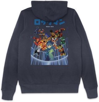 Mega Man Characters Hoodie - Navy - S Meerdere kleuren