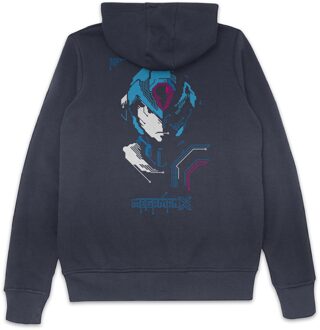 Mega Man X Hoodie - Navy - S Meerdere kleuren
