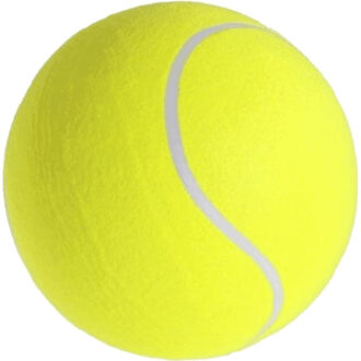 Mega tennisbal XXL - geel - 22 cm - grote tennisballen - speelgoed/sportartikelen