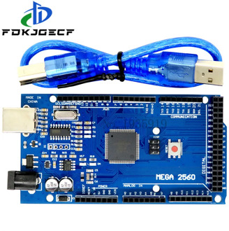 MEGA2560 MEGA 2560 R3 (ATmega2560-16AU CH340G) AVR USB board Development board MEGA2560 With 30cm USB Cable for arduino