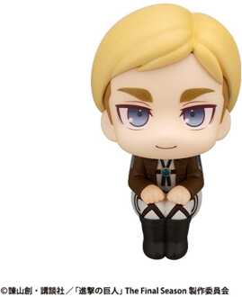 Megahouse Attack on Titan Look Up PVC Statue Erwin Smith 11 cm