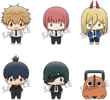 Megahouse Chainsaw Man Chokorin Mascot Series Trading Figure 6-Pack 5 cm