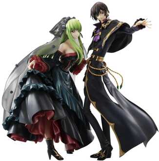 Megahouse Code Geass: Lelouch of the Rebellion Precious G.E.M. Series Statue 2-Pack L.L. & C.C. 20th Anniversary 25 cm