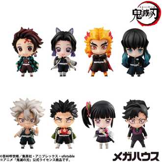 Megahouse Demon Slayer Kimetsu no Yaiba Trading Figure Tanjiro & Friends Vol. 2 5 cm Assortment (8)