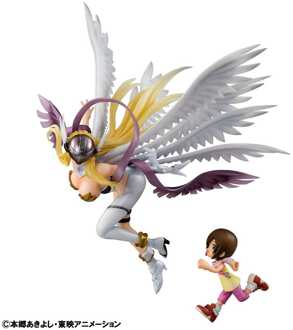 Megahouse Digimon Adventure Precious G.E.M. Series PVC Statue Angewomon & Hikari Yagami 22 cm