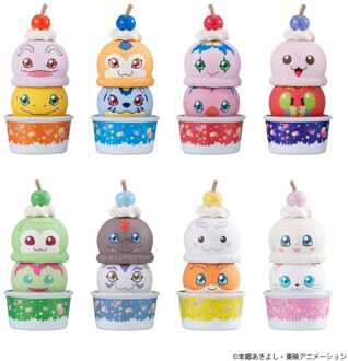 Megahouse Digimon Adventure Tsumichen Stack up & Change Minifigures 8-Pack 8 cm (with gift)