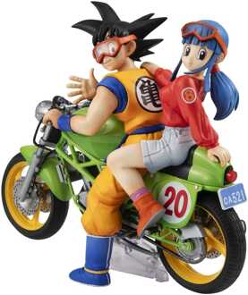 Megahouse Dragon Ball Z Desktop Real McCoy PVC Figure 05 Son Goku & Chichi Limited Repeat Ver. 15 cm